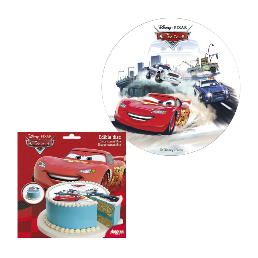 Disque Cars En Sucre De 16cm