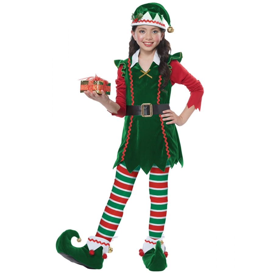 Elf Legging Fille Lutin Lutin de Noël - Rouge
