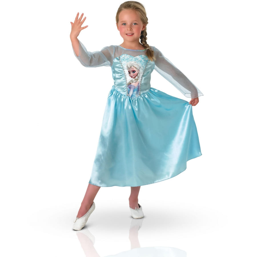 Déguisement enfant Disney Reine des Neiges Déguisement Disney La Reine des  Neiges 2 Anna 5-6 ans