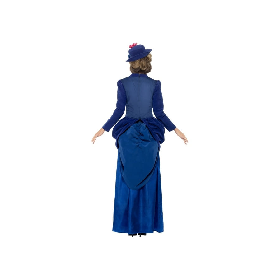 Déguisement robe victorienne bleue