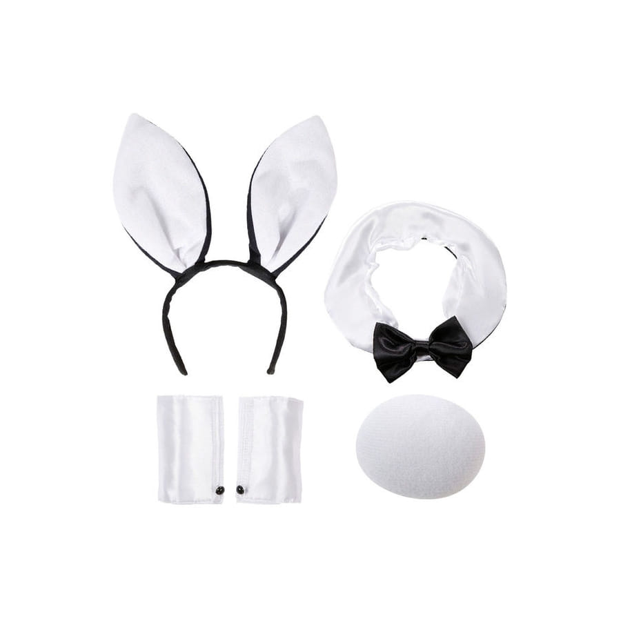 Set Bunny Lapin Noir Et Blanc