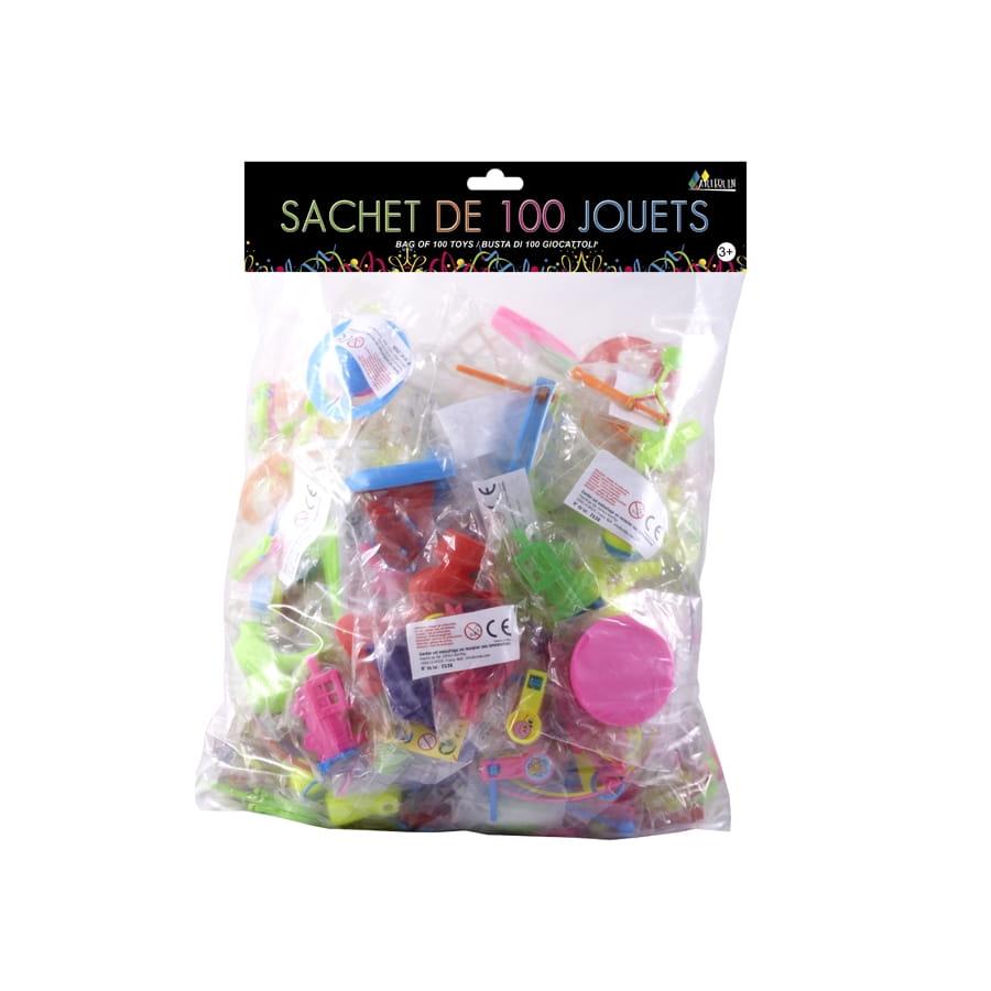 Sachet de 64 jouets pour pinata